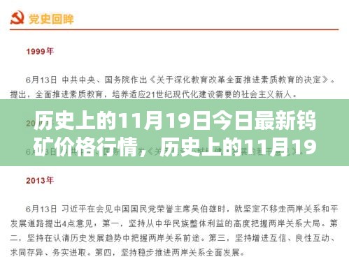 歷史上的11月19日鎢礦價(jià)格行情詳解，獲取與分析指南