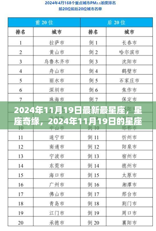 星座奇緣揭秘，2024年11月19日的星座寶藏與友情之光