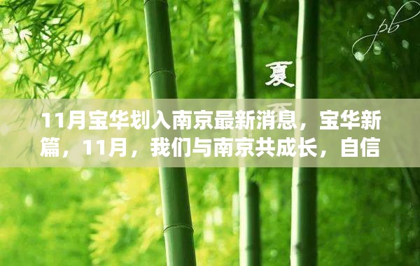 11月寶華劃入南京最新動態(tài)，共成長，啟新篇的自信與成就感之旅