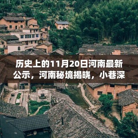 河南歷史揭秘，特色小店與美食的碰撞，最新公示帶你探尋河南秘境的小巷深處
