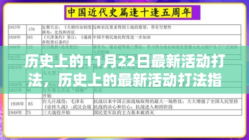 歷史上的最新活動打法解析，掌握技能，輕松應(yīng)對11月22日挑戰(zhàn)！