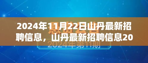 山丹最新招聘信息更新，優(yōu)質(zhì)崗位等你來挑戰(zhàn)（2024年11月22日）