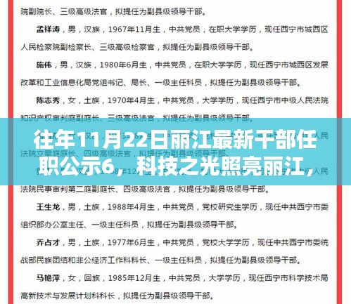 麗江最新干部任職公示6，科技之光引領(lǐng)未來，高科技產(chǎn)品照亮麗江發(fā)展之路