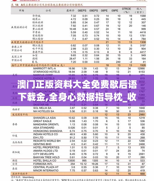澳門正版資料大全免費(fèi)歇后語下載金,全身心數(shù)據(jù)指導(dǎo)枕_收藏版SUV5.75