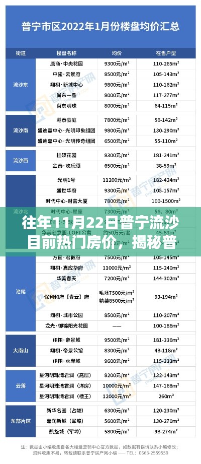 普寧流沙最新熱門房價解析，科技賦能，預(yù)見未來生活趨勢！