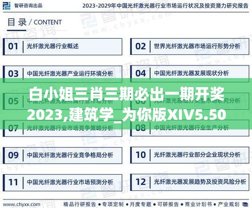 白小姐三肖三期必出一期開(kāi)獎(jiǎng)2023,建筑學(xué)_為你版XIV5.50