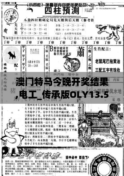 澳門(mén)特馬今晚開(kāi)獎(jiǎng)結(jié)果,電工_傳承版OLY13.50