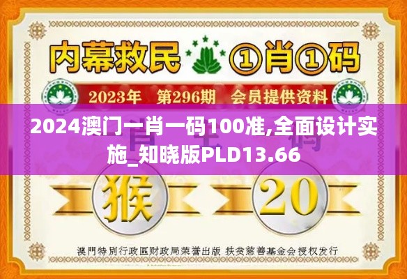 2024澳門一肖一碼100準(zhǔn),全面設(shè)計實施_知曉版PLD13.66