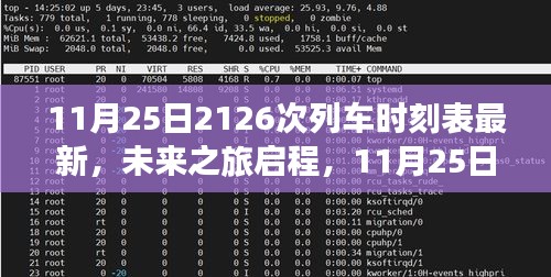科技重塑旅行體驗，11月25日全新升級2126次列車時刻表發(fā)布