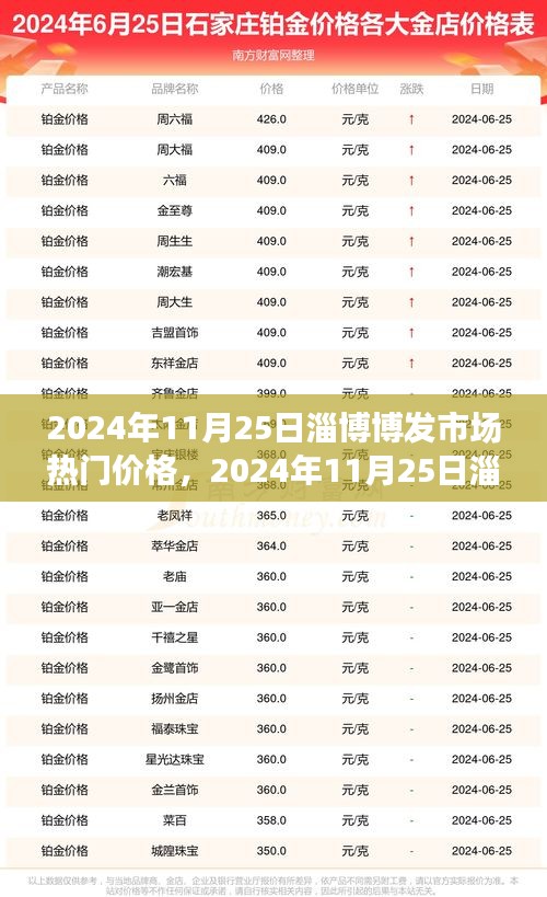 2024年11月25日淄博博發(fā)市場熱門價格解析，洞悉最新行情與市場趨勢