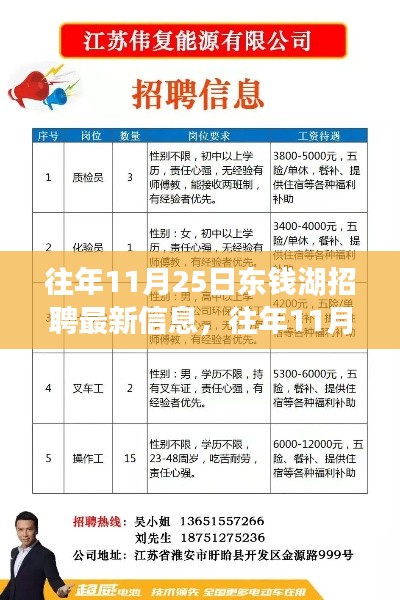 往年11月25日東錢(qián)湖招聘最新信息解析與趨勢(shì)聚焦，洞悉崗位動(dòng)態(tài)，洞悉未來(lái)趨勢(shì)