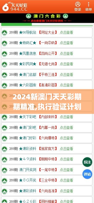 2024新澳門天天彩期期精準,執(zhí)行驗證計劃_專業(yè)版HTN7.54