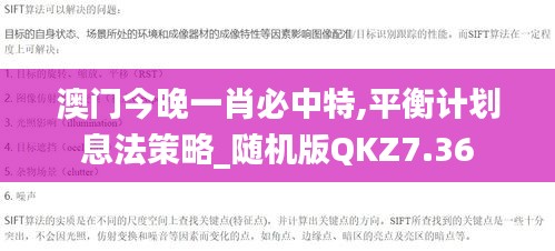 澳門今晚一肖必中特,平衡計劃息法策略_隨機版QKZ7.36