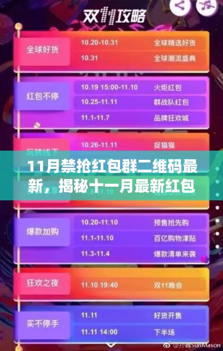 揭秘十一月紅包大戰(zhàn)，最新禁搶紅包群二維碼發(fā)布，搶紅包盛宴即將開啟！