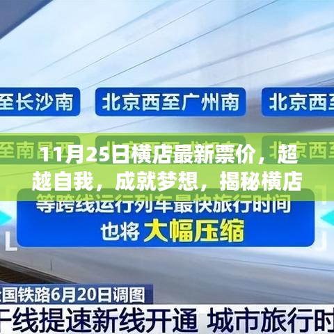 揭秘橫店新票價背后的勵志故事，超越自我，成就夢想之路