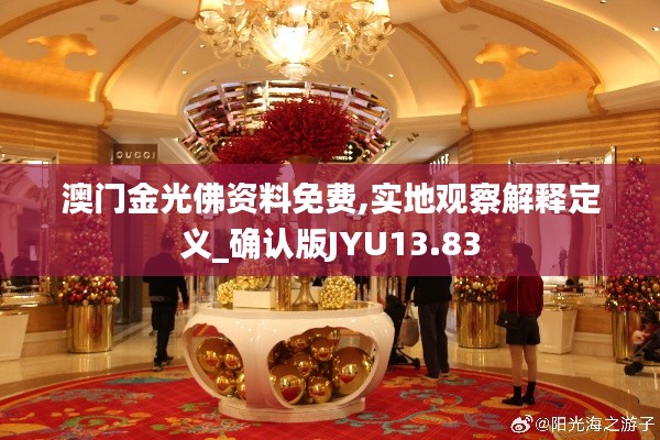 澳門金光佛資料免費,實地觀察解釋定義_確認(rèn)版JYU13.83