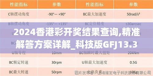 2024香港彩開獎(jiǎng)結(jié)果查詢,精準(zhǔn)解答方案詳解_科技版GFJ13.31