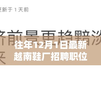 越南鞋廠招聘熱潮背后的深度思考，最新職位發(fā)布與趨勢(shì)分析