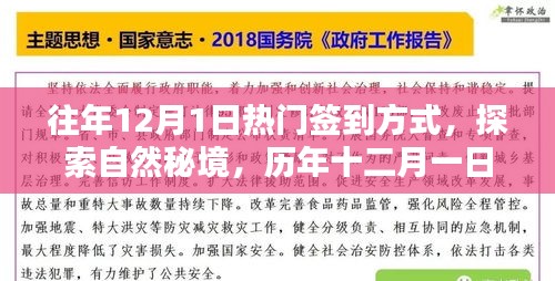 歷年十二月一日的熱門(mén)簽到方式，探索自然秘境的新風(fēng)尚