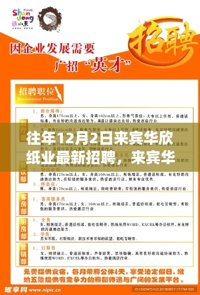 來賓華欣紙業(yè)最新招聘季，應(yīng)聘指南與成功秘訣揭秘