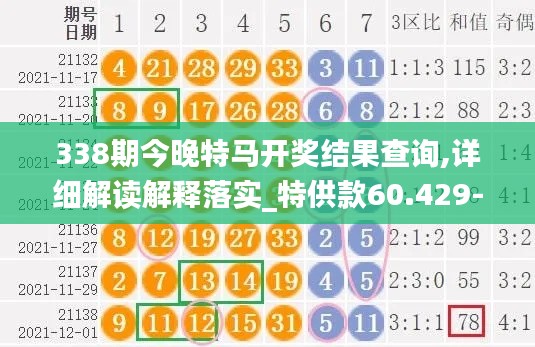 338期今晚特馬開獎結(jié)果查詢,詳細(xì)解讀解釋落實(shí)_特供款60.429-2