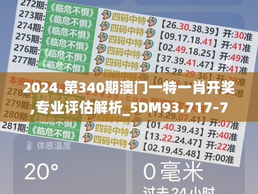 2024.第340期澳門一特一肖開獎(jiǎng),專業(yè)評估解析_5DM93.717-7