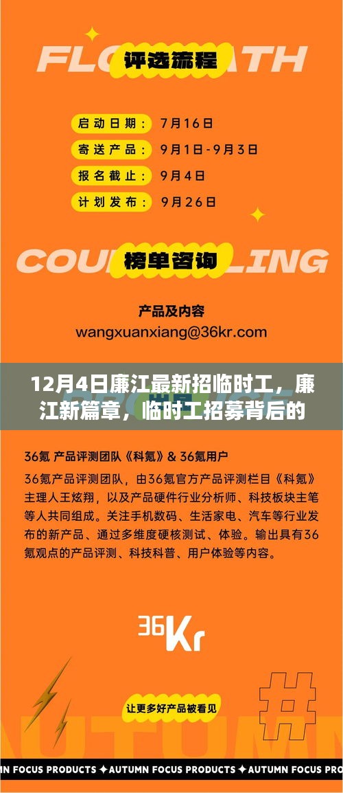 廉江新篇章，臨時(shí)工招募背后的故事與深遠(yuǎn)影響揭秘