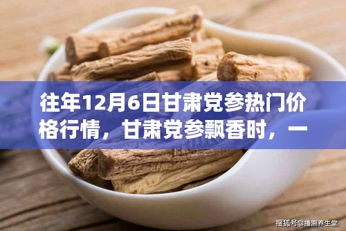 甘肅黨參飄香日，友情與溫情的故事，歷年12月6日黨參行情回顧