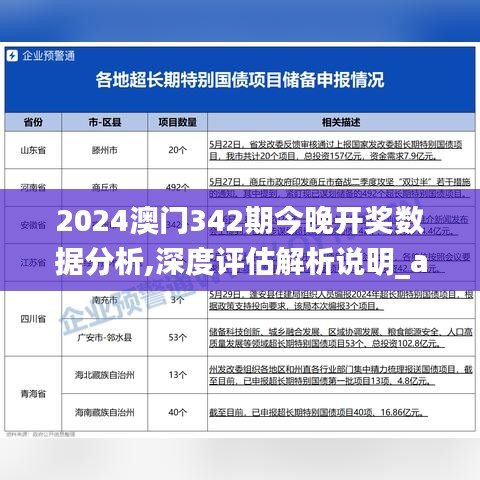 2024澳門342期今晚開獎(jiǎng)數(shù)據(jù)分析,深度評(píng)估解析說(shuō)明_app9.869