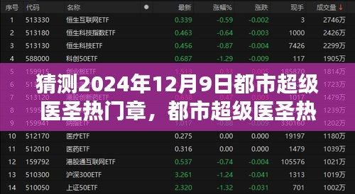 都市超級(jí)醫(yī)圣熱門章節(jié)猜想與預(yù)測，2024年12月9日的觀點(diǎn)闡述