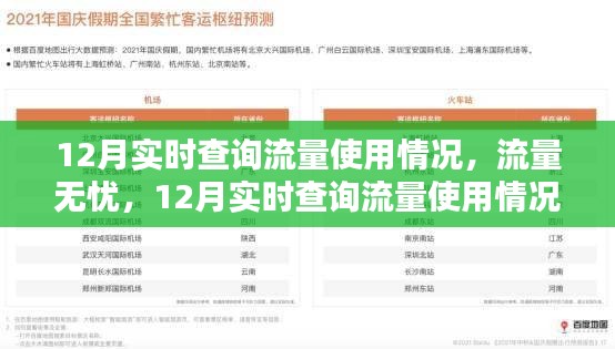 12月流量實時查詢?nèi)嬖u測，無憂使用，掌握流量狀況