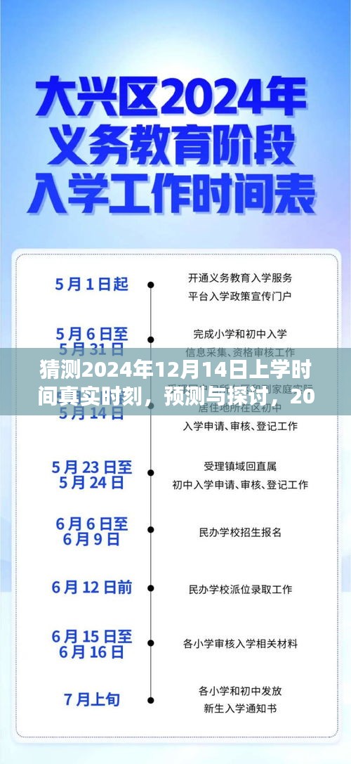 揭秘未來，2024年12月14日上學(xué)時(shí)間的預(yù)測與分析