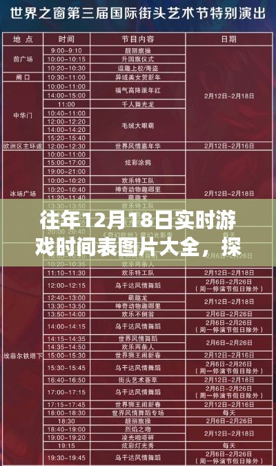 歷年12月18日實時游戲時間表全景展示，探秘小巷深處的游戲時光館圖片大全