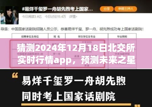 北交所實時行情app 2024年展望評測，預(yù)測未來之星