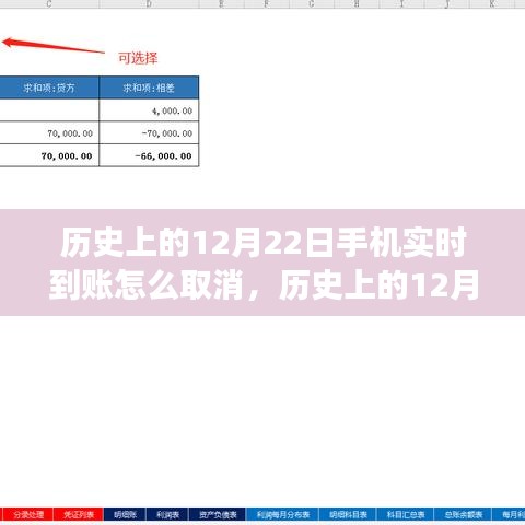 歷史上的12月22日手機(jī)實時到賬功能取消詳解與操作指南