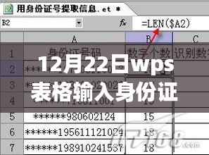 WPS表格新功能，實時隱藏身份證信息，加強隱私保護