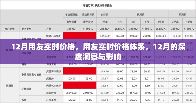 用友實(shí)時(shí)價(jià)格體系深度洞察，12月價(jià)格變動與影響分析