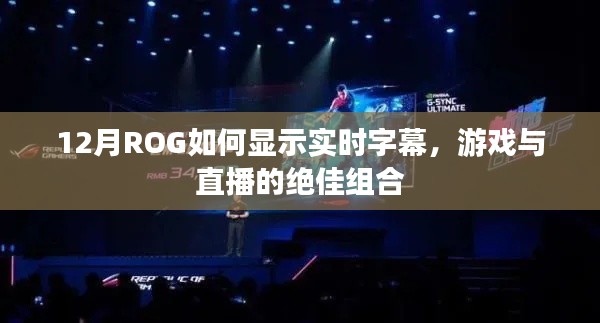 ROG實(shí)時(shí)字幕顯示，游戲與直播的絕佳搭檔，12月操作指南
