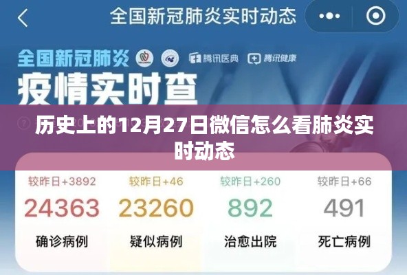 微信查看肺炎實(shí)時(shí)動(dòng)態(tài)指南，歷史12月27日動(dòng)態(tài)速覽