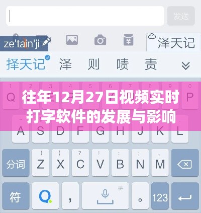 視頻實(shí)時(shí)打字軟件的發(fā)展與影響，歷年12月27日的觀察分析