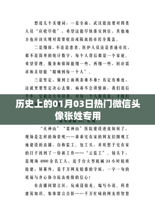 張姓微信頭像精選，歷史上的熱門頭像回顧