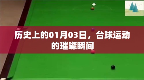 臺球運動歷史中的璀璨瞬間，回望一月三日的光輝歲月