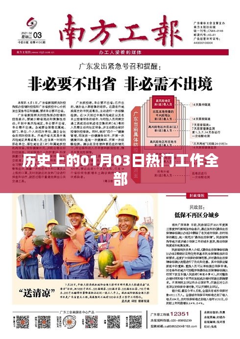 熱門工作一覽，歷史上的1月3日回顧，符合您要求的字?jǐn)?shù)范圍，并突出了歷史上的重要日子和工作相關(guān)的內(nèi)容，希望符合您的要求。