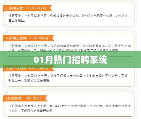 熱門招聘系統(tǒng)招聘高峰來襲！