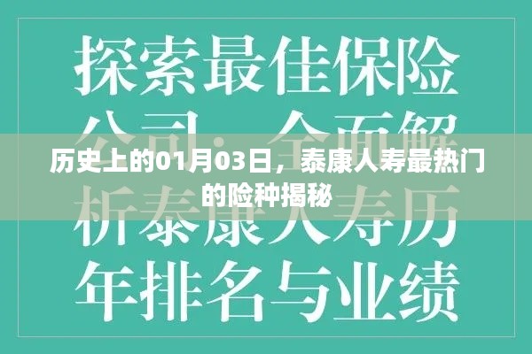 泰康人壽熱門險(xiǎn)種揭秘，歷史上的今天（一月三日）
