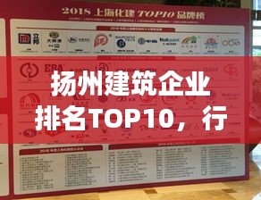 揚(yáng)州建筑企業(yè)排名TOP10，行業(yè)翹楚引領(lǐng)發(fā)展潮流，引領(lǐng)行業(yè)走向新篇章