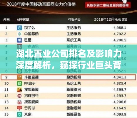 湖北置業(yè)公司排名及影響力深度解析，窺探行業(yè)巨頭背后的力量