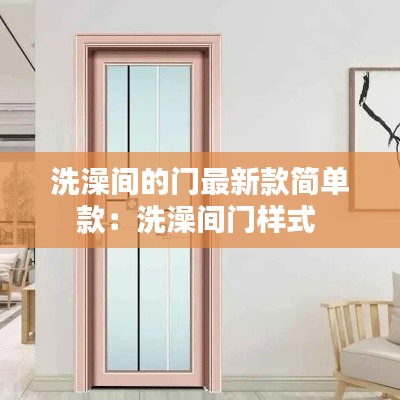 洗澡間的門最新款簡單款：洗澡間門樣式 
