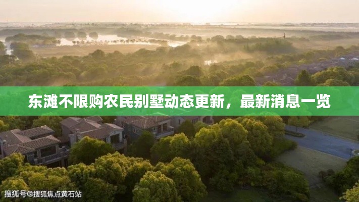 東灘不限購農(nóng)民別墅動態(tài)更新，最新消息一覽