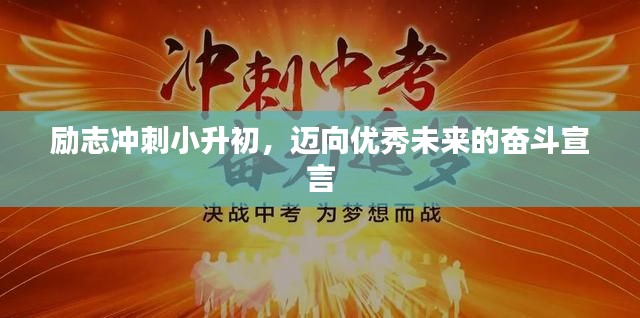 勵志沖刺小升初，邁向優(yōu)秀未來的奮斗宣言